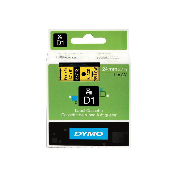 Dymo S0720980 Étiqueteuse avec ruban 53718 en jaune et noir
