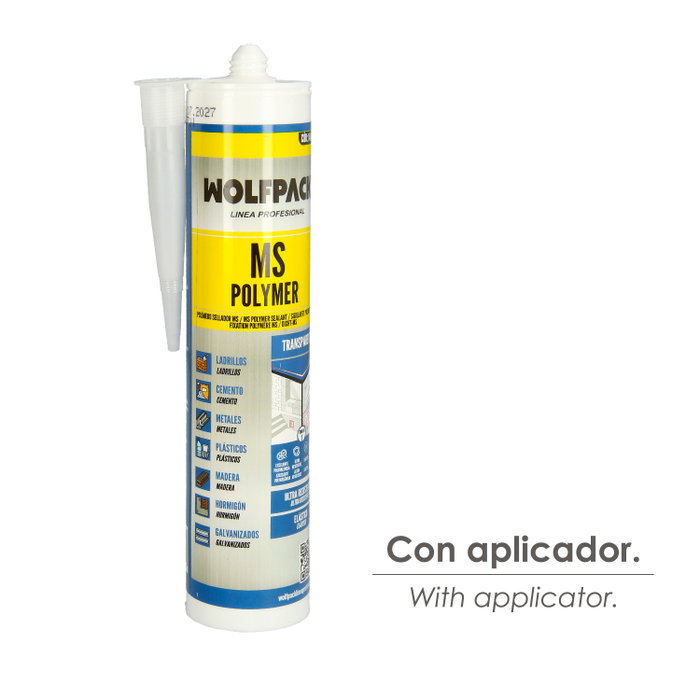 WOLFPACK LINEA PROFESIONAL MS Gripper polymère transparent