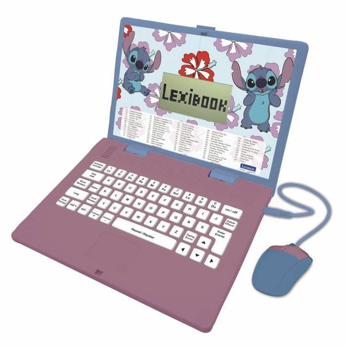 Lexibook Ordinateur éducatif bilingue Stitch - 124 activités Lexibook Ordinateur éducatif bilingue Stitch - 124 activités
