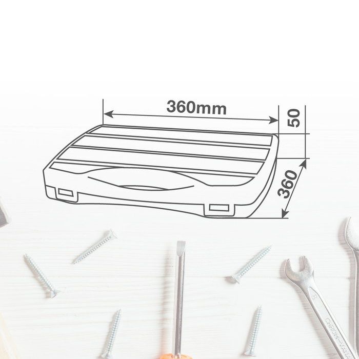 Hantums Boîte organisatrice d'outils avec 22 compartimentos Hantums Boîte organisatrice d'outils avec 22 compartimentos