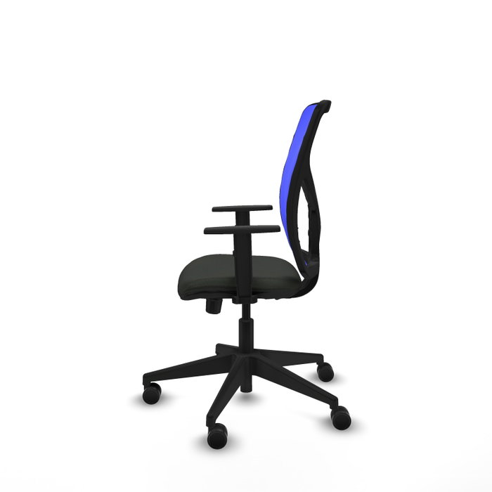 PIQUERAS Y CRESPO Chaise Motilla Synchrone/Traslack Noir et Bleu
