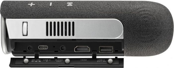 ViewSonic M1XG - Projecteur LED Ultraportable, Résolution WVGA (854x480), Bluetooth, Autonomie 4h, Haut-parleurs Harman Kardon, Compact (<1kg)