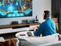 ViewSonic M1XG - Projecteur LED Ultraportable, Résolution WVGA (854x480), Bluetooth, Autonomie 4h, Haut-parleurs Harman Kardon, Compact (<1kg)