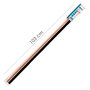 WOLFPACK LINEA PROFESIONAL Bas de porte PVC transparent à brosse 1 mètre