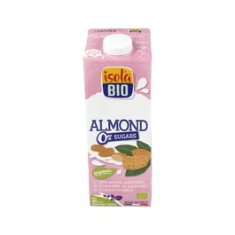 ISOLA Boisson végétale aux amandes biologique sans sucre, 1L (Lot de 6)