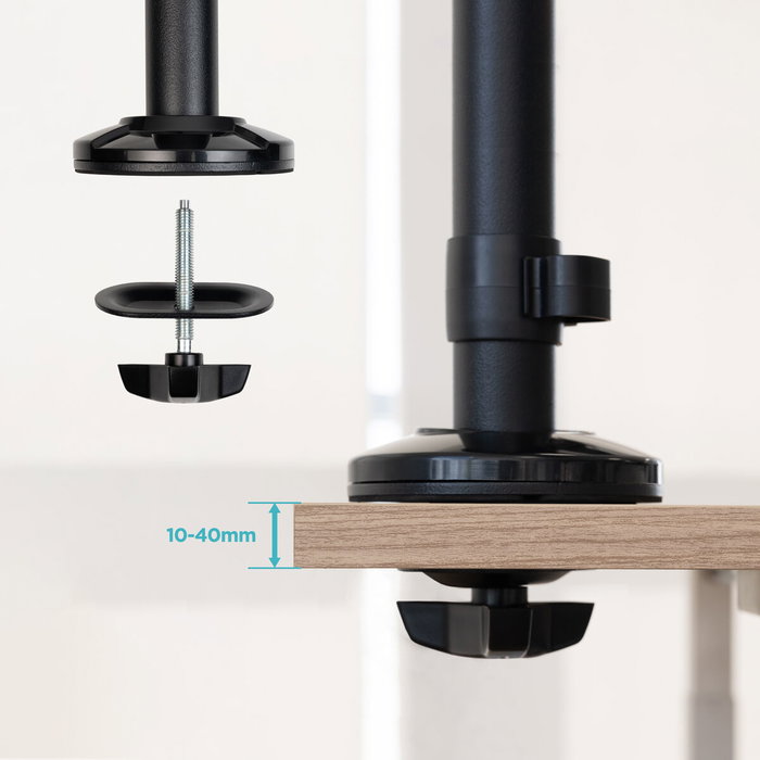 Support de table d'écran TooQ TQPM0003 17" 32" 13" (2 Unités)