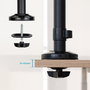 Support de table d'écran TooQ TQPM0003 17" 32" 13" (2 Unités)