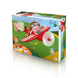 Tachan Jeu de Société Robber Le Cerdito Volador - Jeu Électronique de Rapide et Adresse pour Enfants à Partir de 3 Ans (Anglais, Français, Allemand, Italien, Portugais, Espagnol)