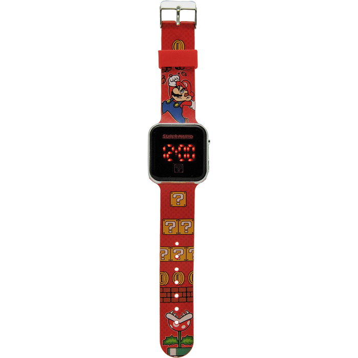 Kids Licensing Montre LED Super Mario Rouge Kids Licensing Montre LED Super Mario Rouge