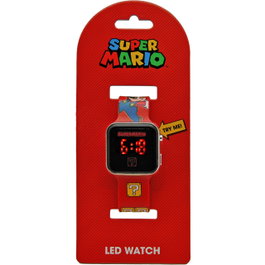 Kids Licensing Montre LED Super Mario Rouge