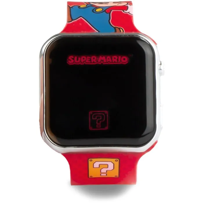 Kids Licensing Réveil Figurine 3D Super Mario avec Fonctions Alarme, Date et Veilleuse LED Douce - Pour Enfant Dès 4 Ans - Rouge (2 Piles AA Incluses) Kids Licensing Réveil Figurine 3D Super Mario avec Fonctions Alarme, Date et Veilleuse LED Douce - Pour Enfant Dès 4 Ans - Rouge (2 Piles AA Incluses)