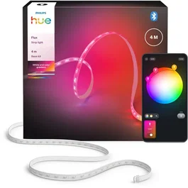 Philips Hue Ruban LED Flux 4 m - Éclairage coloré et blanc naturel intense