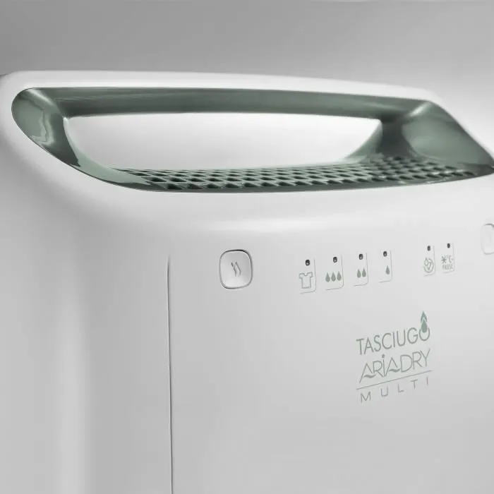 De'Longhi DEX212SF Déshumidificateur Air - Fonction Buanderie, Débit d'Air 125 m3/h, Capacité Réservoir 2,1 L pour Maison jusqu'à 55 m2