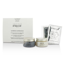 Payot - Coffret Supreme de Soins Visage pour Femme : Baume Fondant 30g, Masque en Poudre Crystal 10x2g, Gommage Perles et Sérum Capsules 30g