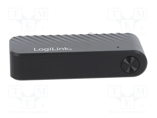 LOGILINK Récepteur Bluetooth 5.1 Noir avec Jack 3,5mm x2 et USB C