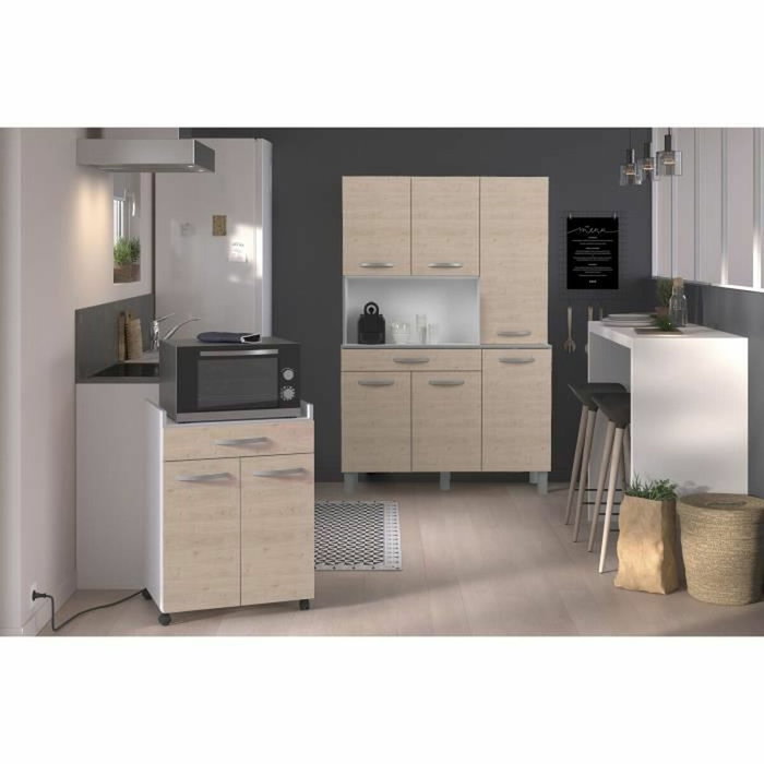 BigBuy Home Desserte OSLO Chêne, 1 Tiroir et 2 Portes BigBuy Home Desserte OSLO Chêne, 1 Tiroir et 2 Portes