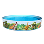 Bestway 55001 Piscine Rigide Enfant Dinosaures 244x46 cm +3 Ans Jardin