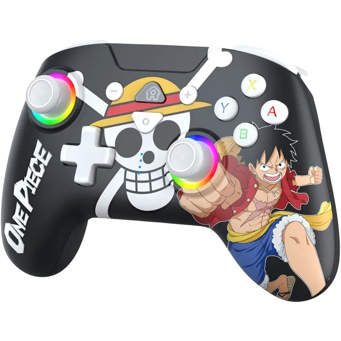 Subsonic Manette sans fil One Piece Luffy Fishman - Nintendo Switch / Switch OLED / Switch 2 - Noir