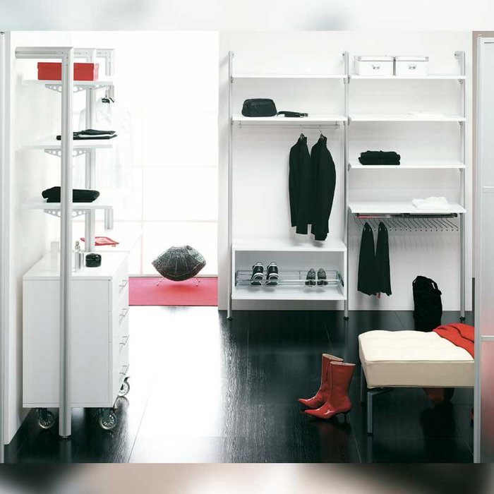 HERRAJES ALK Profilé Aluminium Kuadro-Sistem 5,25 Argent Mat Finition Noire (Set de 2)