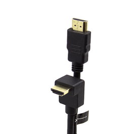 Phoenix technologies Câble HDMI 2.0 Mâle-Mâle 1,8 mètres 90° Compatible 4K Ultra HD Ethernet Audio HD