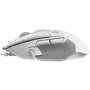 Logitech G502 X blanche avec tapis de souris G240
