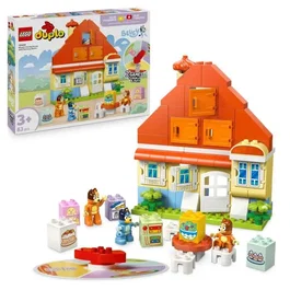 Lego DUPLO 10459 La Maison de Famille de Bluey - Jeu de Construction et Jeu de Mémoire Créatif - Jouet Éducatif pour Enfants à Partir de 3 ans