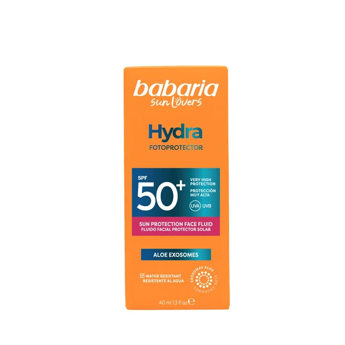 Babaria Sun Lovers Hydra Fluide Solaire Visage SPF50+ 40 ml Babaria Sun Lovers Hydra Fluide Solaire Visage SPF50+ 40 ml