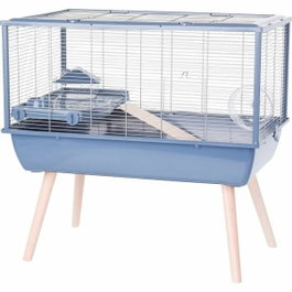 Zolux Cage Néolife surélevée pour hamster - Bleu - 78 x 48 x 75 cm