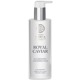 Natura Siberica Royal Caviar Leche Iluminadora Lait nettoyant et éclaircissant 200 ml - Sans SLS ni parabènes