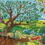 Puzzle Schmidt Spiele - Animaux dans le jardin - 60 pièces - Dès 5 ans - Jeu d'éveil et de découverte