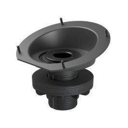 Logitech Riser Mount pour Tap et Tap IP - Support de table réglable avec angle 30°, pivot 180° et gestion des câbles pour contrôleurs tactiles de salle de réunion