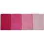 Ensemble de 4 serviettes de bain Rose - 70 x 140 cm