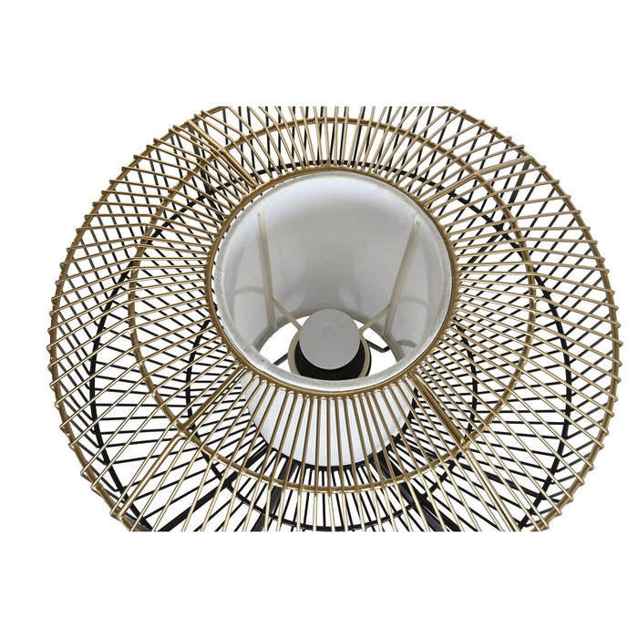 Lampadaire DKD Home Decor Noir Doré Fer 50 W 220 V 39 x 39 x 103 cm Lampadaire DKD Home Decor Noir Doré Fer 50 W 220 V 39 x 39 x 103 cm