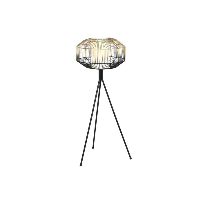 Lampadaire DKD Home Decor Noir Doré Fer 50 W 220 V 39 x 39 x 103 cm Lampadaire DKD Home Decor Noir Doré Fer 50 W 220 V 39 x 39 x 103 cm