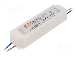 MEAN WELL LPV-35-12 Alimentation LED 36W 12VDC 3A IP67