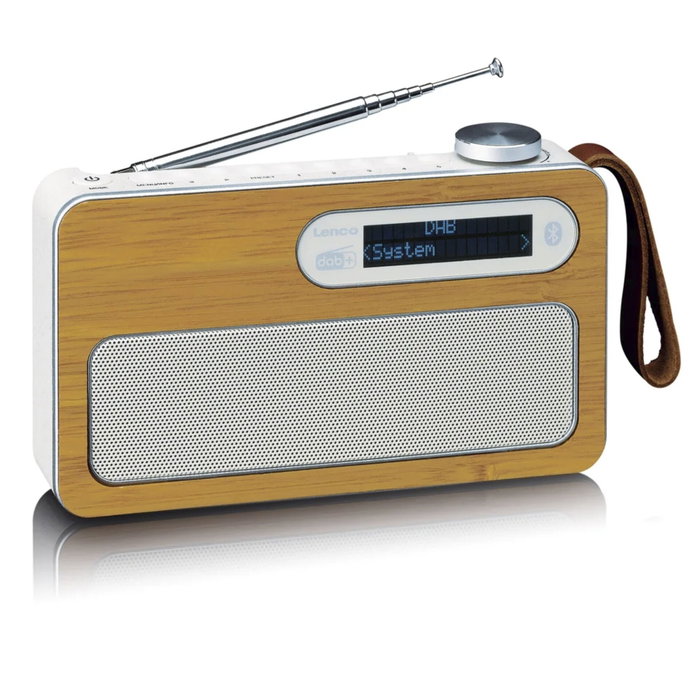 Lenco PDR-040EF Radio DAB+ et Bluetooth en bambou