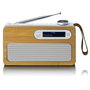 Lenco PDR-040EF Radio DAB+ et Bluetooth en bambou