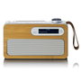 Lenco PDR-040EF Radio DAB+ et Bluetooth en bambou
