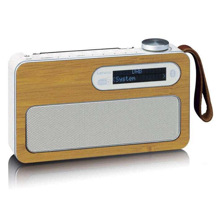 Lenco PDR-040EF Radio DAB+ et Bluetooth en bambou