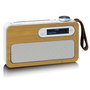 Lenco PDR-040EF Radio DAB+ et Bluetooth en bambou