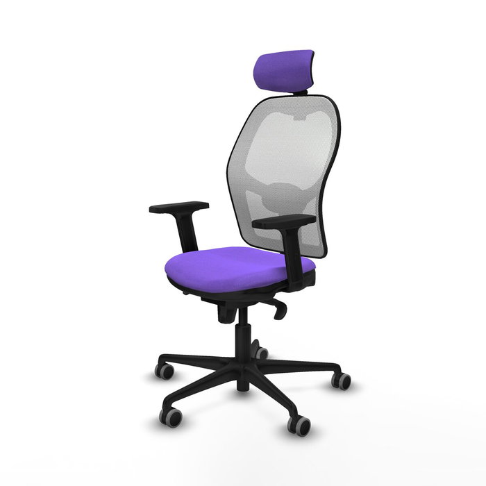 Piqueras y Crespo 2D036G2 Chaise de Bureau avec Appui-tête Lila Piqueras y Crespo 2D036G2 Chaise de Bureau avec Appui-tête Lila