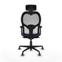 Piqueras y Crespo 2D036G2 Chaise de Bureau avec Appui-tête Lila