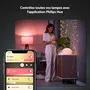 Philips Hue Lot de 3 Prises Connectées Intelligentes Blanc - Transformation de Lampes en Éclairage Connecté Contrôlable à Distance