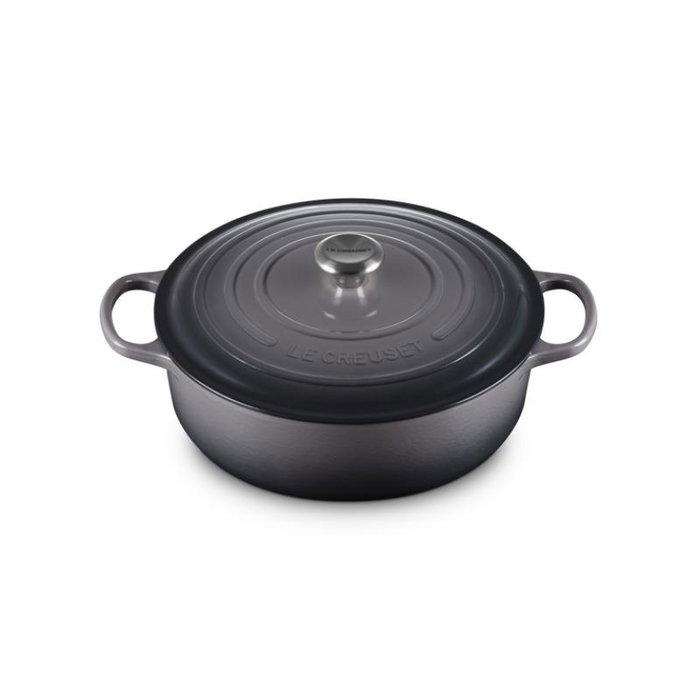 Le Creuset Signature Gourmet Roaster rond 30cm rouge cerise Le Creuset Signature Gourmet Roaster rond 30cm rouge cerise
