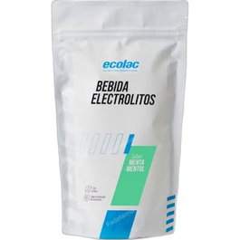 ECOLAC Prep.Polvo, Préparation en Poudre pour Boisson Saveur Menthe Menthol aux Électrolytes, 300 g