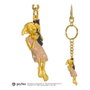 Harry Potter porte-clés métal Dobby couleur or 11 cm