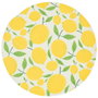 Home Deco Factory Set de table individuel motif citrons 38 cm