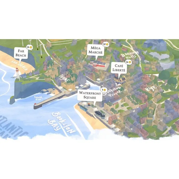 Just For Games - Tiny Bookshop (Nintendo Switch) - Jeu de gestion narratif cosy de librairie en bord de mer