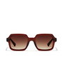 Hawkers Lunettes de soleil Minimal Max, monture en Tritan Renew unisexe, couleur marron terre cuite