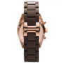 Armani AR5891 montre analogique marron et rose
